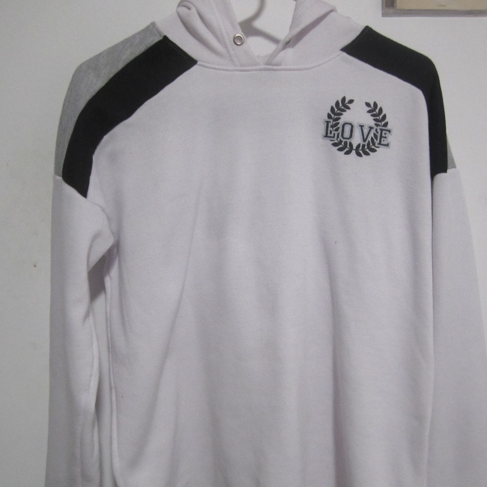 WHITE LOVE HOODIE